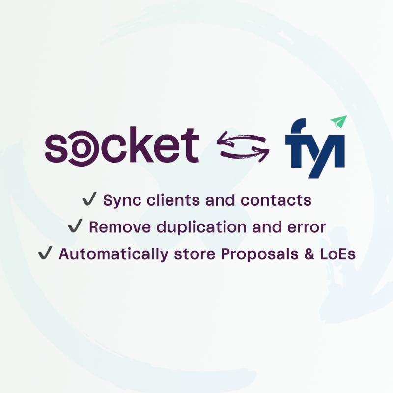 Socket x FYI integration: keep client data in sync, automatically