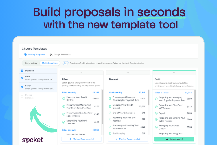 ✔️ Pricing and Design template selection revamp image 1
