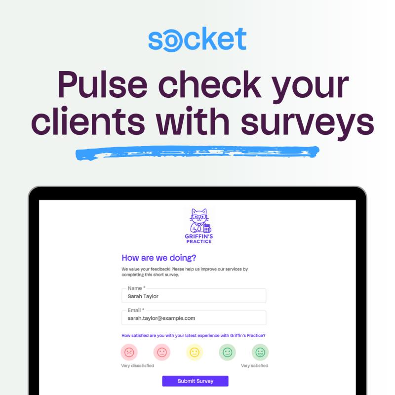 New in Socket: Built-in CSAT surveys, now available to all users