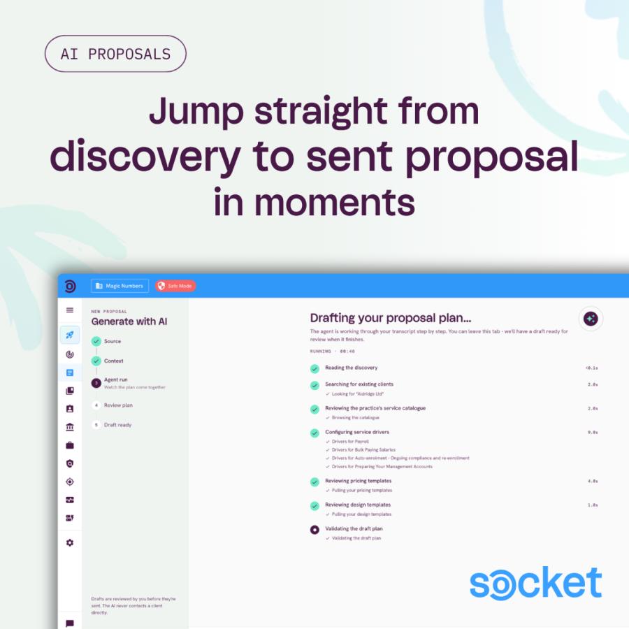 Rough notes or full transcript: AI generated proposals work with whatever you've got